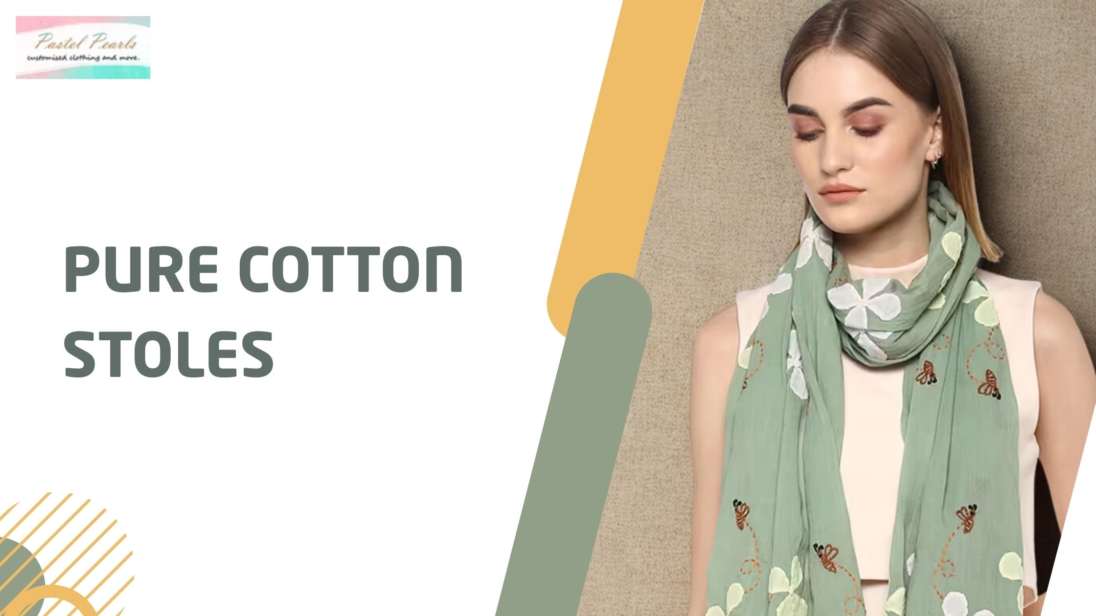 Pure Cotton Stoles: Comfort, Style & Breathability Combined